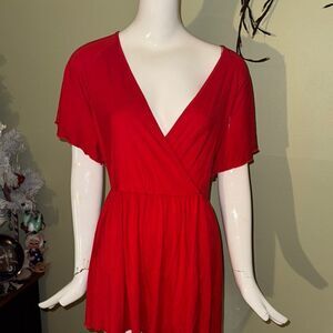 sweaty rocks baby doll t shirt scallop sleeves